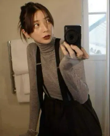 택 포함 새상품 TODAYFUL 투데이풀 서스펜더 하이웨스트 팬츠 36
