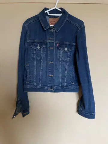 LEVI'S 다크 블루 데님 자켓 S