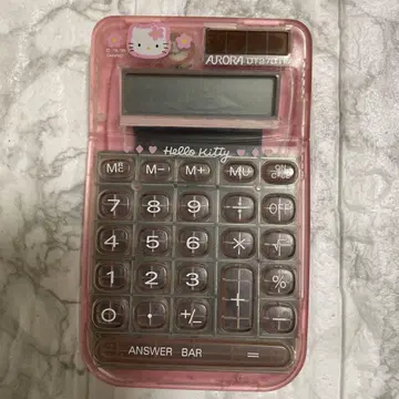 Hello Kitty AURORA DF-2200 계산기
