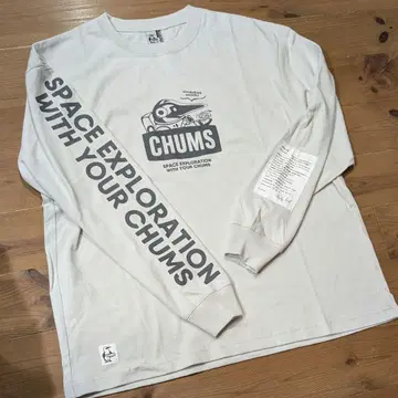 CHUMS 스페이스 부비 브러시드 참스 롱 T