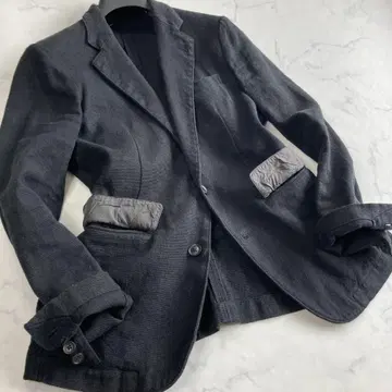 [ 최소 사이즈 ] nonnative 린넨 블랙 자켓