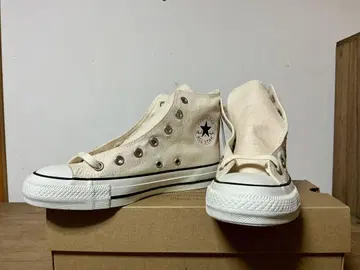 CONVERSE 하이컷 스니커즈 크림 사이즈 24cm