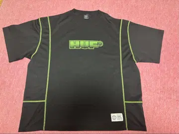 HUF HUF TONE JERSEY TOP 블랙 XXL 메쉬 셔츠