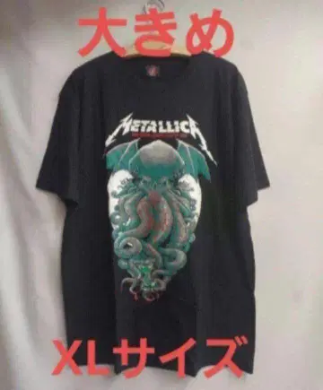 밴딩 T셔츠 METALLICA 메탈리카 XL 사이즈(3L 정도)