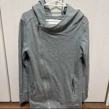 변형 후드티 사선 지퍼 후드티 y2k 지퍼 후드티