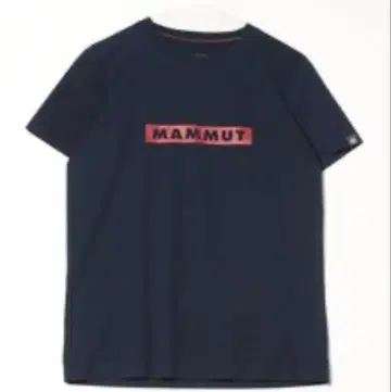 MAMMUT 네이비 반팔T셔츠