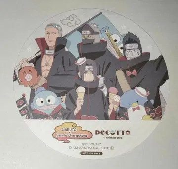 NARUTO 이타치 키사메 히단 카쿠즈 코스터 산리오 애니메이트 카페