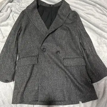 PLST 울 블렌드 릴랙시 더블 자켓
