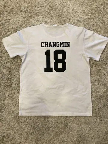 TOHOSHINKI CHANGMIN T셔츠 XL 화이트 동방신기 최강창민