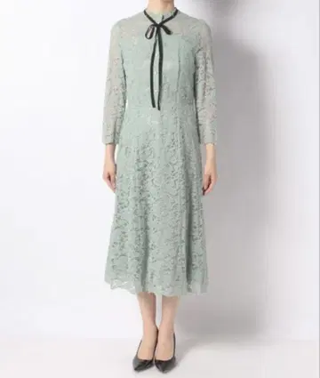 Loulou Willoughby 알아바일 레이스 리본 원피스