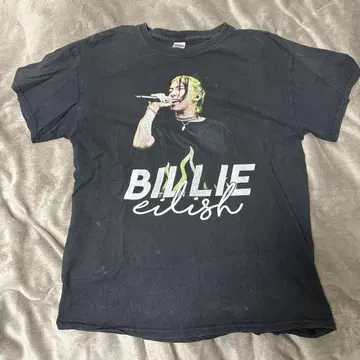 Billie Eilish 투어 티셔츠 M 블랙