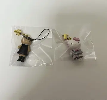 [ Hello Kitty ] 트레이딩 마스코트 스트랩 2개 세트
