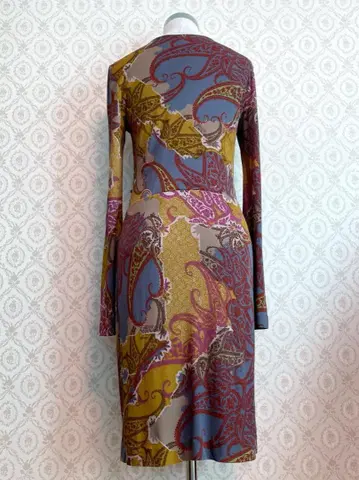 [컨디션 최상] ETRO/에트로 카슈쿨 패턴 원피스 M/L 사이즈