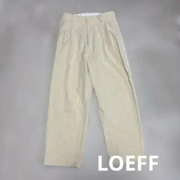 LOEFF 코듀로이 와이드 팬츠