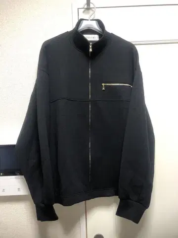 CULLNI 24SS 하이넥 골드 지퍼 블루종