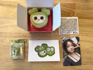 정연 봉제 인형 반지 가챠 트레이딩 카드
