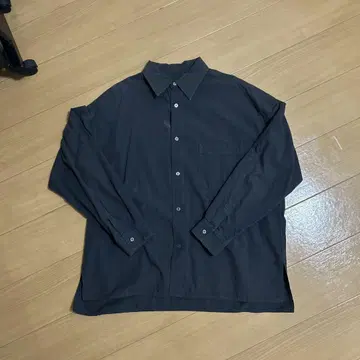 SLICK 다크 그레이 긴팔 셔츠