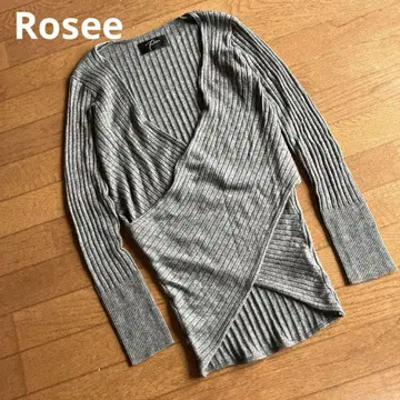 Rosee 니트 티셔츠 긴팔 프리 사이즈