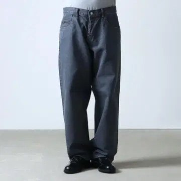 CIOTA 시오타 수빈코튼 배기 데님 미디엄 그레이