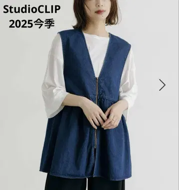 2025 이번 시즌 StudioCLIP 절개 ZIP 플레어 베스트 새상품