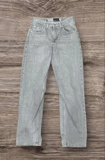 가격 인하 리바이스 실버 탭 루즈 블랙 데님 W26 L32 새상품급