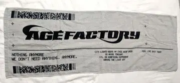 [ Agefactory ] 페이스 타월