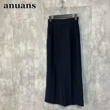 anuans 백새틴 스트레이트 팬츠 M