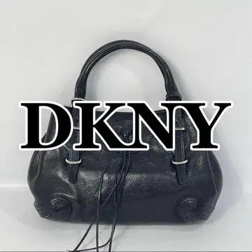 [컨디션 최상] DKNY 다나카란뉴욕 핸드백 가죽 블랙