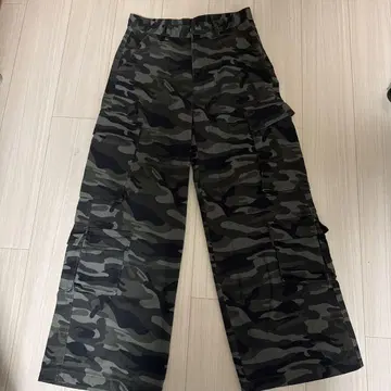 카모플라쥬 배기 팬츠