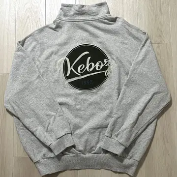 Keboz 한정판 하프 지퍼 트레이닝복 그레이