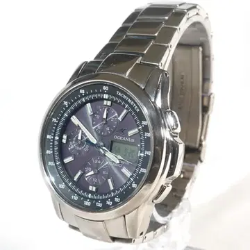 CASIO OCEANUS OCW-500TDJ 전파 솔라 티타늄 작동