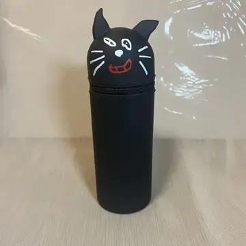 [ 사용감 약간 있음 ] 키요 고양이 펜 케이스 필통 공부 시험