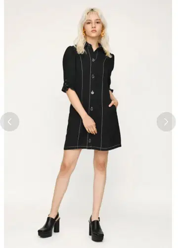 SLY TUCK SLEEVE FRONT BUTTON 원피스