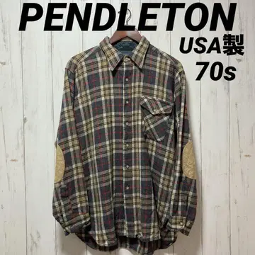PENDLETON 펜들턴 빈티지 울 셔츠 USA 70s