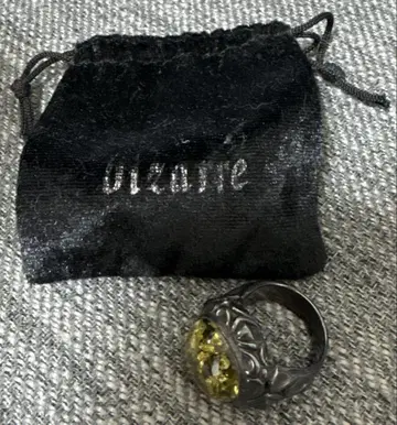 [ 미사용품 ] 단종품 bizarre ( 비자르 ) 그린 앰버 반지