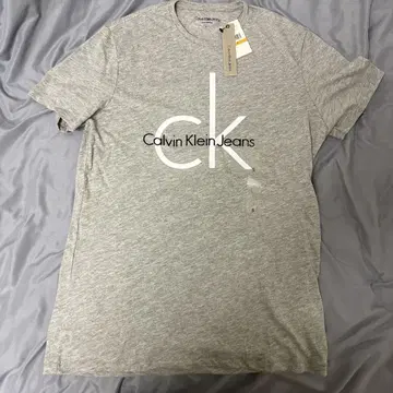 Calvin Klein Jeans 로고T셔츠 그레이