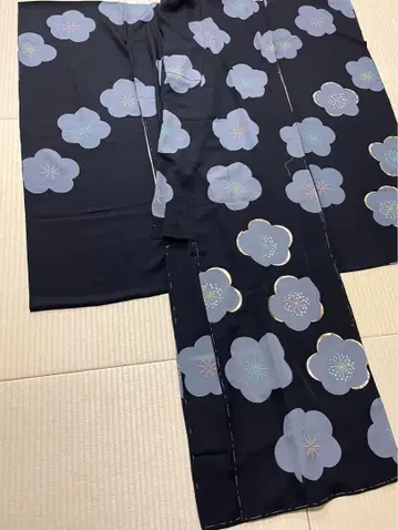 후리소데 가에바 모던 세련된 블랙 베이스