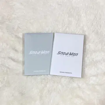 SnowMan 이와모토 테루 팝업 2종 세트