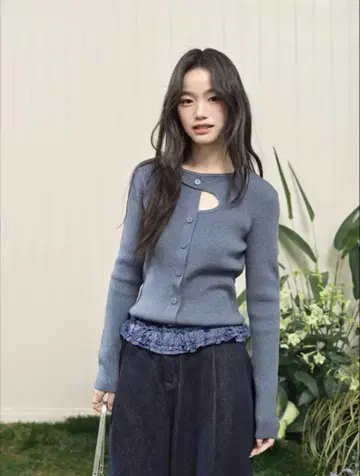 KUOSE 롱 슬리브 니트탑 택 포함 미사용 새상품