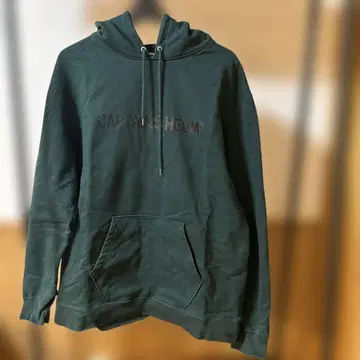 CAPTAINS HELM 다크 그린 후드티