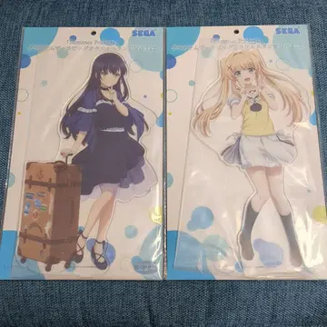 Summer Pockets 플래티넘 잡화 빅 아크릴 스탠드 2종 세트