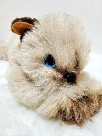 레트로 봉제 인형 소우비샤 고양이 봉제 인형
