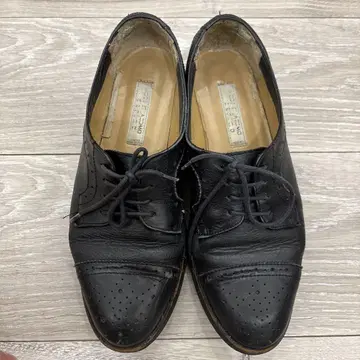 블랙 레이스업 슈즈 230