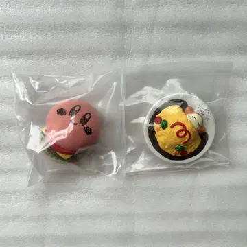 커비 카페 한정판 후드 마그넷 햄버거 오므라이스 와돌디