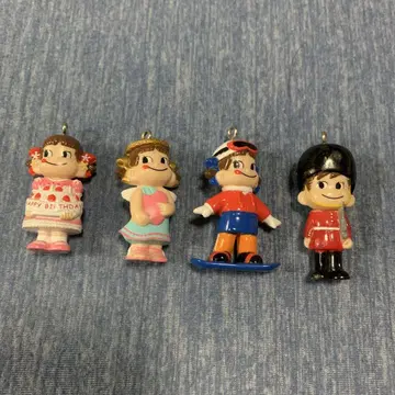 페코짱 포코짱 캐릭터 키링 4개 세트