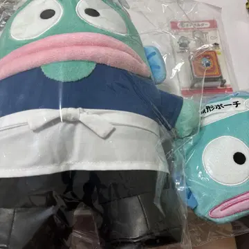 산리오 한교동 제일복권 봉제 인형 얼굴 모양 파우치 키링