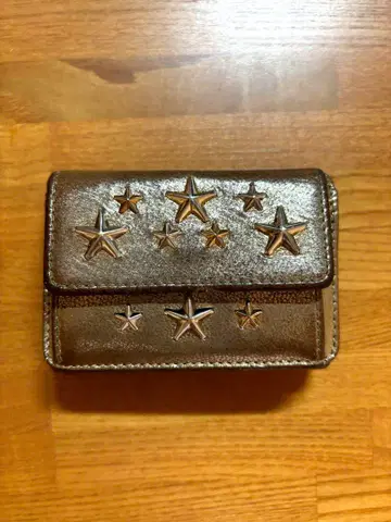 [ 가격 인하 ] 지미추 스터드 골드 3단 폴더형 지갑