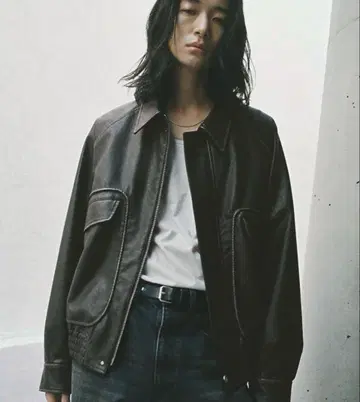 ARTIFICIAL GRAIN FLIGHT BLOUSON