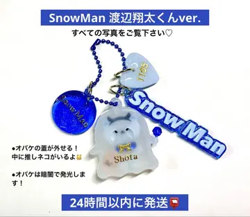 SnowMan 와타나베 쇼타 최애 고양이 SERIOUS 빛나는 유령 키링