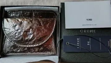 미사용 creme 크렘 MONTEROSA UN3D 동전 지갑 블랙